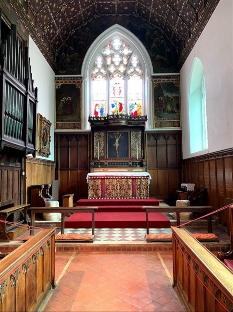 Chancel with Bodley frontal
